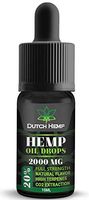 Dutch Hemp Oil 2000mg | Great for Pain Relief, Stress and Mood Support, Healthy Sleep Patterns | High Strength | Made in The Netherlands