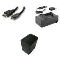 Syenrgy Digital Camcorder Accessory Kit Works with Canon VIXIA HF G20 Camcorder includes: SDBP827 Battery, SDM-1503 Charger, HDMI3FM AV & HDMI Cable