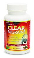 Clear Products Homeopathic Formula, Migraine, 60 Count