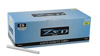 1 Box - 250pc Zen 100mm Light Cigarette Tubes White