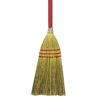 O'Dell Corn/Fiber Lobby Brooms, 36"", Gray/Natural, 12/Carton, New