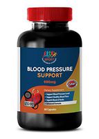 Blood Pressure Monitor - Blood Pressure Support 690MG - Advanced Formula - Garlic Tablets - 1 Bottle (60 Capsules)