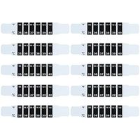 Exceart Instant Read Forehead Temperature Thermometer Strips Reusable Fever Thermometer Strip Adhesive Checking Thermometer Strip of Children Infants Adults Elderly People 10pcs