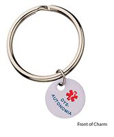 Dysautonomia Medical Alert Keyring