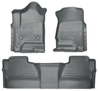 Husky Liners 98232 WeatherBeater Grey Front and 2nd Seat Floor Liner