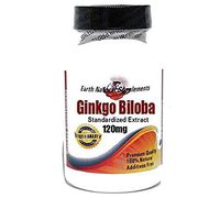 Ginkgo Biloba Standardized Extract 120mg 24% Glycosides * 100 Caps 100% Natural - by EarhNaturalSupplements