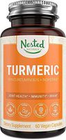 Turmeric Curcumin with BioPerine (Black Pepper Extract) | Highest Potency 95% Curcuminoids | Vegan Joint Support & Healthy Inflammatory Response Supplement | Highest Potency 95% Curcuminoids | Non-GMO