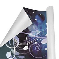 Gift Wrapping Paper Roll Beautiful Music Element for Birthday,Holiday,Wedding,Baby Shower Gift Wrap - 3Rolls - 58inch x 23inch Per Roll