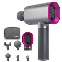 Yajuhoy Portable Massage Gun | 5 Speeds | Quiet,Percussion, Handheld Fascia Gun | Athlete Recovery, Muscle Soreness, Back, Body & Foot Stiffness, Deep Tissue Therapy Relaxation