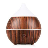 Zeetra Mini Desk Humidifier and Diffuser: Personal Desktop Air Humidifiers and Diffusers for Essential Oils - Portable Cool Mist Aromatherapy with Color Changing LED Light for Bedroom, Office, Home