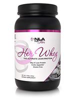 NLA for Her- Her Whey- Lean Whey Isolate Protein for Women-Added Amino Acids for Recovery, Builds Muscle, Curbs Appetite - 2.2 lb, 18 Servings (Cookies and Cream Pie)