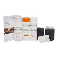 Colourlock Leather Repair Kit with Leather Dye and Strong Cleaner for Repairing Scuffs, Scratches and Faded Leather Compatible with Audi Ecrue
