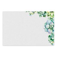Succulents Note Cards, A6, 4 x 6 inches, The Gift Collection, Set of 48