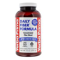 Yerba Prima Daily Fiber Powder for Digestive Support, 12 Ounce
