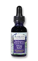 AMRITA Aromatherapy: Allergy Relief Tri-Essence Power Blend; All Natural Herbal Extracts, Flower Essences & Essential Oils of Amni Visnaga, German Chamomile & French Lavender - SIZE: 240ML