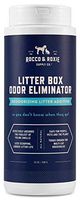 Rocco & Roxie Litter Box Odor Eliminator - Best Natural Urine Deodorizer for Cat Litter Boxes - You Won't Need to Change The Cat Litter as Often - Fresh Scent - Safe for Kitty (12 oz Bottle)