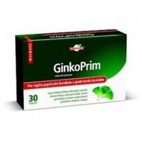 GinkoPrim N30 Food Supplement for Brain Activity of Ginkgo Biloba Leaf Extract + Magnesium