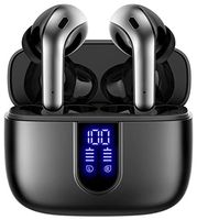 TAGRY Bluetooth Headphones True Wireless Earbuds 60H Playback LED Power Display Earphones with Wireless Charging Case IPX5 Waterproof in-Ear Earbuds with Mic for TV Smart Phone Computer Laptop Sports