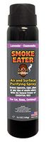 Smoke Eater - Breaks Down Smoke Odor at The Molecular Level - Eliminates Cigarette, Cigar or Pot Smoke On Clothes, in Cars, Homes, and Office - 3.5 oz Travel Spray Bottle (Lavender Chamomile AEROSOL)