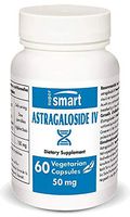 Supersmart - Astragaloside IV 98% 50 mg - Anti-Aging Supplement - Slow Down Telomere Shortening | Non-GMO - 60 Vegetarian Capsules