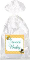 Bee Sweet Baby Party Favor Bags with Ties - 12pack