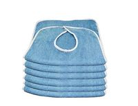 ELAINE KAREN Extra Long Terry Adult Bib 18" x 37" (3Pk)