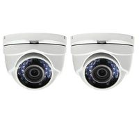 Alibi 2 Pack 2.0 MP HD-TVI 65' IR Outdoor Dome Security Camera with 3.6mm Wide Angle Lens