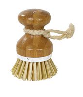 Evriholder Bellasera Cleaning Collection Mini Scrub Brush Featuring Upscale Marble Detailing & Mildew-Resistant Bamboo Handles
