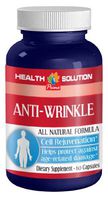 Vitamin C and hyaluronic Acid for Skin - Anti-Wrinkle Anti-Aging Complex - Healthy Skin Blends (1 Bottle 60 Capsules)