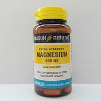 Mason Natural Mineral Extra Strength Magnesium 500 mg 100 Tablets