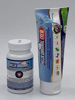 Helix Original Caps + Cream Combo 100% Natural Advanced Joint Support Supplement Formula Made from Snail Powder, Boswelia and Turmeric (1)