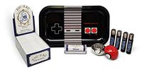 Zig Zag White Rolling Papers (24 Packs) with 70mm Cigarette Maker, Rolling Paper Depot"Controller" Rolling Tray, Ball Grinder and Video Game Saying Clipper Lighters (4 Pack)