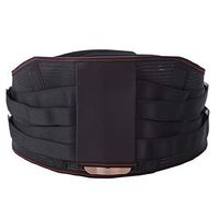 SUPVOX Heating Waist Belt Wrap Heated Lower Back Belt Waist Warmer Heating Pad Pain Relief Support Brace for Men Women - Size S (Black)