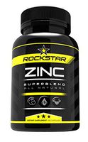 Rockstar Dietary Supplement Superblend, Zinc, 60 Count
