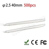 ShineBear 500pcs 40mm Fiber Optic Fusion Splice Protection Sleeve,Heat Shrink Sleeve - (Cable Length: 40mm)