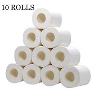 Fudule White Toilet Paper Toilet Roll Tissue Roll Pack Of 10 Paper Towels Tissue