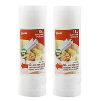 Creation Core Kitchen Commercial Grade Food Storage Saver Vacuum Sealer Bags Roll(2PCS 5.9"x197")