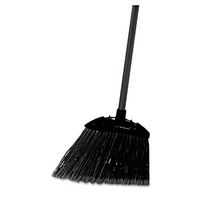 Lobby Pro Broom, Poly Bristles, 35"" Metal Handle, Black, New