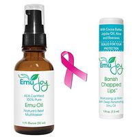 Cancer Care Pack for Skin and Lips - Skin Soother Oil and Lip Balm Set for Radiation and Chemo Side Effects