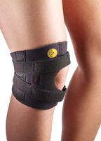 Corflex Knee-O-Trakker Hinged Patellar Tendonitis Brace-2XL-Latex-Free Neoprene - Black