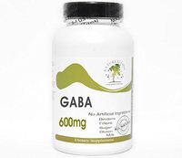 GABA 600mg Gama Aminobutyric Acid Amino Acid ~ 180 Capsules - No Additives ~ Naturetition Supplements