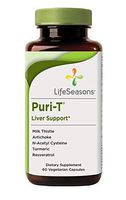 Life Seasons - Puri-T - Liver Detox and Cleanse Supplement - Enhanced Stamina - Regenerate Liver Tissue - Aids in Healthy Bile Flow - Contains Artichoke, Turmeric, and Milk Thistle - (60 Capsules)