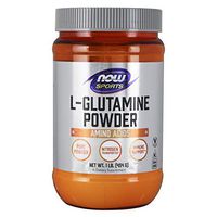 NOW Sports Nutrition, L-Glutamine Pure Powder, Nitrogen Transporter*, Amino Acid, 1-Pound
