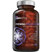 Organic Evening Primrose Oil | Clinical Strength 1,500 mg | 10% GLA | Cold-Pressed, Non-GMO | Hormone Balance for Women | Menopause and PMS Relief | 120 Vegan softgel Capsules