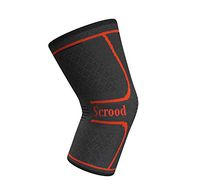 Knee Compression Sleeve, Professional Knee Support Knee Brace Compression Sleeve Volleyball Knee Pads Knee Sleeve for Men and Women Running Basketball and Other Sports (L)