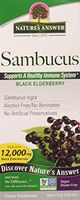 Nature's Answer Sambucus Dietary Supplement, Original For Daily Immune and Antioxidant Support | Made in the USA | Alcohol-Free, Gluten-Free & Vegan 4oz