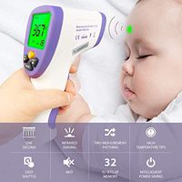 Digital Forehead Infrared Thermometer, Non-Contact Forehead Ear Fever Thermometer for Kids and Adult - FDA Approved