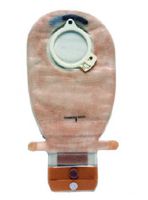 Assura EasiClose Two-Piece Drainable Pouch with WIDE Outlet, Maxi, Transparent, Blue, Up to 2.25