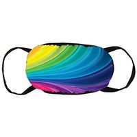 Women & Men Earloop Half Face Mouth Cover Face Covers Anti-Dust - Premium Windproof Outdoor Mouth Cover for Kids Youth Boys Girls (Rainbow Gradient)