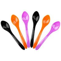 Curve Spooky Halloween Curved Plastic Ice Cream Spoons - Great for ALL Your Spooky Dessert Desires - Frozen Dessert Supplies - Fast Shipping! 25 Count